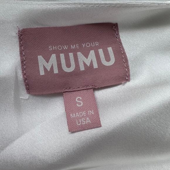 Show Me Your MuMu White Halter Mini Dress - Picture 10 of 12